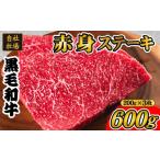 ふるさと納税 牛肉 ステーキ 宮崎県 小林市 自社牧場和牛 小林市産 黒毛和牛 赤身ステーキ 200g×3枚(牛肉 国産牛 黒毛和牛 和牛 赤身 ステーキ)