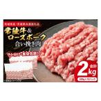 牛肉 小分け 真空パック 牛豚 合挽き肉 200g×10p