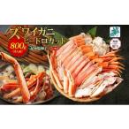 ふるさと納税 カニ ずわいガニ 大阪府 泉佐野市 年内発送 ボイルズワイガニ ビードロカット 400g前後×2パック(約4人前) 計800g 昆布塩加工 ズワイ蟹<無…