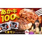 牛肉 ハンバーグ 全12回定期便 くまモンハンバーグセット