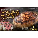 ふるさと納税 牛肉 ハンバーグ 長崎県 大村市 長崎和牛 ハンバーグ 約200g×10個 / 和牛 ハンバーグ 惣菜 / 大村市 / まるしん商会 ACCD002