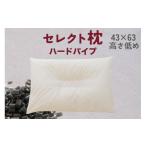ふるさと納税 タオル・寝具 枕 千葉県 我孫子市 セレクト枕 ハードパイプ 中央くぼみタイプ 高さ低め (43×63cm) 中央くぼみタイプ