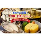 ふるさと納税 牡蠣 生牡蠣 広島県 江田島市 特選 牡蠣三昧 生牡蠣 広島牡蠣 むき身500g/がきんちょの白だし500ml×2本 魚介類 海鮮 牡蠣 むき身 かき カキフ…