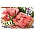 ふるさと納税 牛肉 ステーキ 京都府 亀岡市  冷蔵 厳選姫牛 京丹波姫牛 サイコロステーキ 特選部位3種以上 600g 冷蔵 冷蔵
