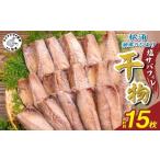 ふるさと納税 干物 サバ 長崎県 松浦市 松浦・潮風のたより 塩サバフィレ一夜干し15枚入り( 魚 干し物 サバ 海鮮 干物 おすすめ 人気 セット ひもの さば 詰め…