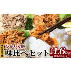 豚肉 セット ひかり麦豚 味比べセット 味付け肉 計1.6kg