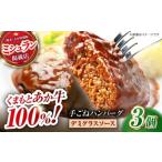 ふるさと納税 牛肉 ハンバーグ 熊本県 山鹿市 数量限定 くまもとあか牛100%手ごねハンバーグ デミグラスソース煮込み(約300g×3個 デミグラスソース込み…