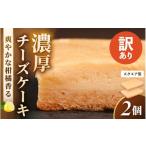 ふるさと納税 ケーキ・カステラ チーズケーキ 福井県 越前町  訳あり 濃厚スイーツ チーズケーキ スクエア（8cm×12cm×2個セット） 2025年12月発送 デザート …