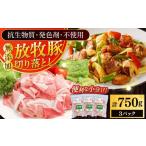 豚肉 放牧豚 切落し 計750g