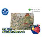 タオル 寝具 毛布 野ばら社 オリジナルプリントブランケット