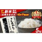 ふるさと納税 米 コシヒカリ 茨城県 つくばみらい市 \ 新米先行予約 / 10月下期出荷 品種おまかせ 5kg 茨城県つくばみらい市産 精米 こしひかり コシヒカリ …