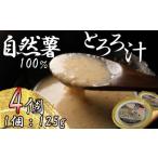 人参 大根 他根菜 とろろ 自然薯 100% 冷凍 125g×4個