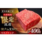 ふるさと納税 牛肉 ランプ 愛知県 瀬戸市  2月発送 瀬戸山麓和牛モモブロック 400g ／ 牛肉 お肉 国産 冷凍 ／ 瀬戸市 ／ 関屋精肉店 BBBQ041-2 2026年2月発送