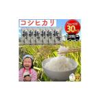 ふるさと納税 米 コシヒカリ 新潟県 上越市 令和7年 新潟県産コシヒカリ 30kg 30キロ（5kg×6回） 定期便 （毎月発送） 米ヴィレッジさんわ 自社精米 米 白米 …