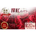 花 苗木 花束 ばら農家直送 深紅の薔薇20本お届け
