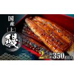 ふるさと納税 うなぎ 茨城県 境町 K2185 2026年1月内発送 国産うなぎ蒲焼き2尾 350g以上 国産 蒲焼き 人気 鰻 2026年1月内発送