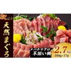 ふるさと納税 マグロ 高知県 室戸市  訳あり 天然メバチマグロ 約2.7kg (不揃い柵)　 まぐろ マグロ 赤身 鮪 サク 柵 中トロ 天然 天然まぐろ 天然マグロ 刺身…