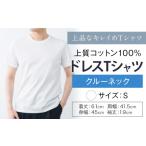 服 男 上質コットン100%のドレスTシャツクルーネック