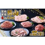 ふるさと納税 豚肉 ロース 宮崎県 えびの市  2025年11月発送開始 6ヶ月定期便 宮崎県産 いもこ豚 月替わり定期便12.72kg 6回 毎月 お楽しみ 満喫 満足 堪能 セ…