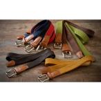 ふるさと納税 アクセサリー 石川県 羽咋市  P030 組紐ベルト「kumeemo」オイルレザー（30mm）　マスタード マスタード