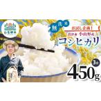 無洗米 新米 令和8年産 小山野産 コシヒカリ 3合
