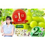 ふるさと納税 ぶどう マスカット 長野県 塩尻市 《チョイス限定》 2025年出荷 寄附金額改定しました 絶品 シャインマスカット 2房 先行予約 9月中旬頃〜発送予…