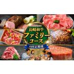 牛肉 ステーキ 6回定期便 長崎和牛4名様用コース