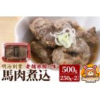 馬肉 レンジ温めOK 高橋旅館 馬肉煮込 500g