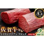 牛肉 ヒレ 佐賀牛 ヒレシャトーブリアンブロック 2kg