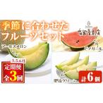 自慢の農家×老舗青果店のフルーツ定期便 計6個