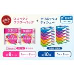 ふるさと納税 雑貨・日用品 宮城県 岩沼市 ティッシュ クリネックス 5箱入 × 2パック トイレットペーパー ダブル スコッティ 3倍長持ち 4ロール入 × 2パック…