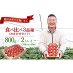 完熟いちご食べ比べ3品種 24粒または30粒
