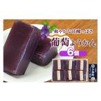 菓子 羊羹 葡萄ようかん 6個
