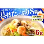 麺類 本場直送 スープ付き 長崎ちゃんぽん 6食入 具材付き セット