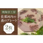 食器 グラス 皿 佐那河内の森のプレート 2枚