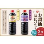 醤油 濃口 12ヶ月定期便 お醤油2種味比べセット 各1L