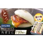 惣菜 レトルト 6回定期便 豚角煮まん 10個