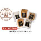 肉 ソーセージ 自家製ソーセージ5種セット〈大江ノ郷自然牧…