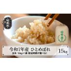 ふるさと納税 玄米 山形県 尾花沢市 令和7年産 新米 玄米 ひとめぼれ 15kg 15kg×1袋 3月上旬発送 kk-higxa15-3f 令和8年3月上旬発送