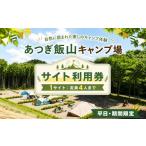 体験チケット 平日 あつぎ飯山キャンプ場サイト利用券