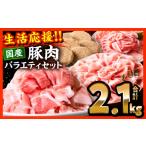 ふるさと納税 豚肉 セット 宮崎県 宮崎市 ぷち満足ロースバラエティセット2.1kg_M132-095-PU2 15,000円　2.1kg　順次発送