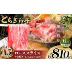 牛肉 すき焼き 定期6回 とちぎ和牛 定期便