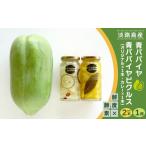 野菜類 淡路の青パパイヤ1個と青パパイヤピクルス