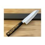 ふるさと納税 包丁 大阪府 堺市 極上　安来青鋼1号　三徳万能包丁　紅葉 和風レトロモダン 　木製ハンドル