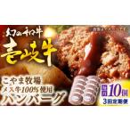 こやま牧場の壱岐牛ハンバーグ 化粧箱10個入