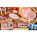 肉 ハム 12回定期便 美濃白川ハム 4種セット
