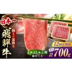 牛肉 しゃぶしゃぶ 12回定期便 飛騨牛 しゃぶしゃぶ用