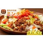 豚肉 ハンバーグ 耶馬渓黒豚 ミンチ 1.2kg