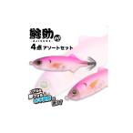 フィッシング ルアー フライ 鯵助60mm4点アソートセット
