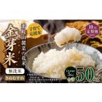 ショッピング金芽米 ふるさと納税 無洗米 岡山県 奈義町  10回 定期便 子育て応援米 令和7年産 那岐山麓菜の花米 金芽米 無洗米 きぬむすめ 5kg 合計 50kg 米 お米 コメ 無洗米 岡…